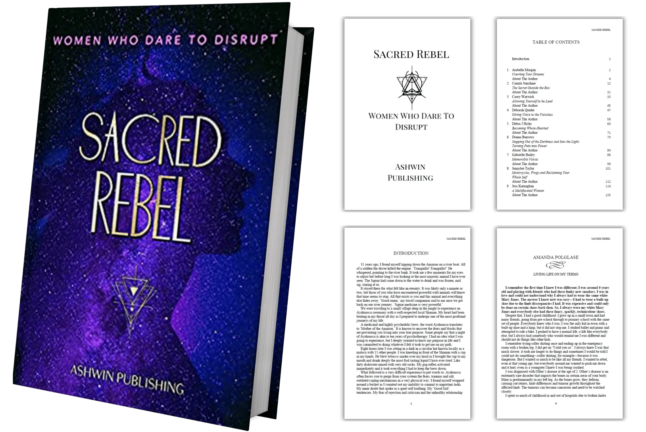 sacred rebel Document Design